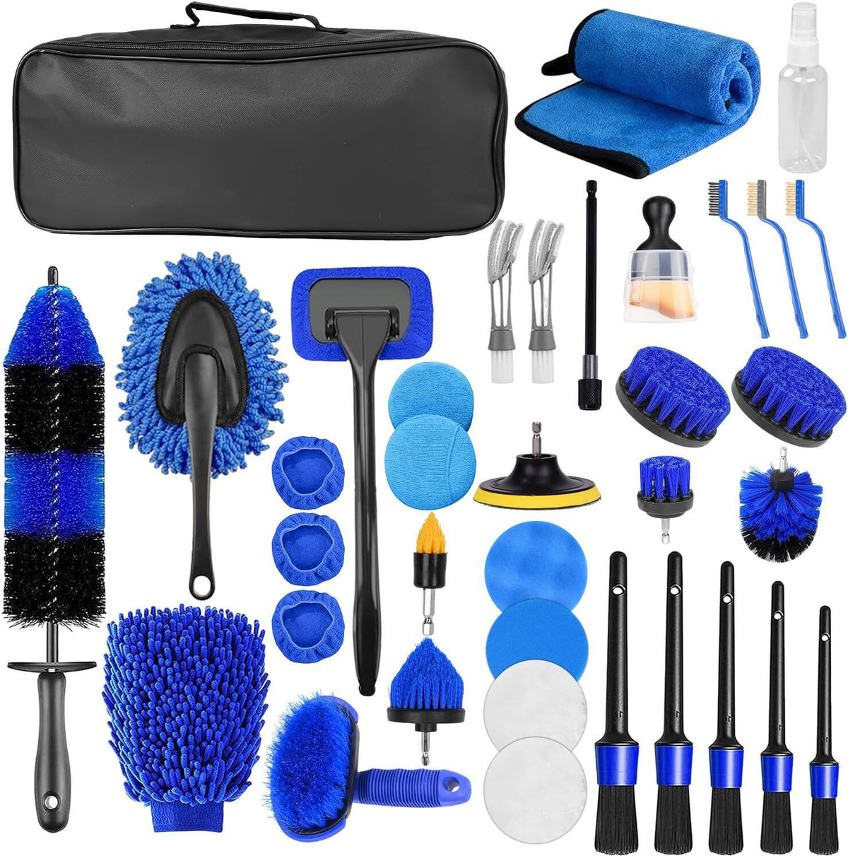 Electric Drill Cleaning Brush Set for Car and Household Surfaces