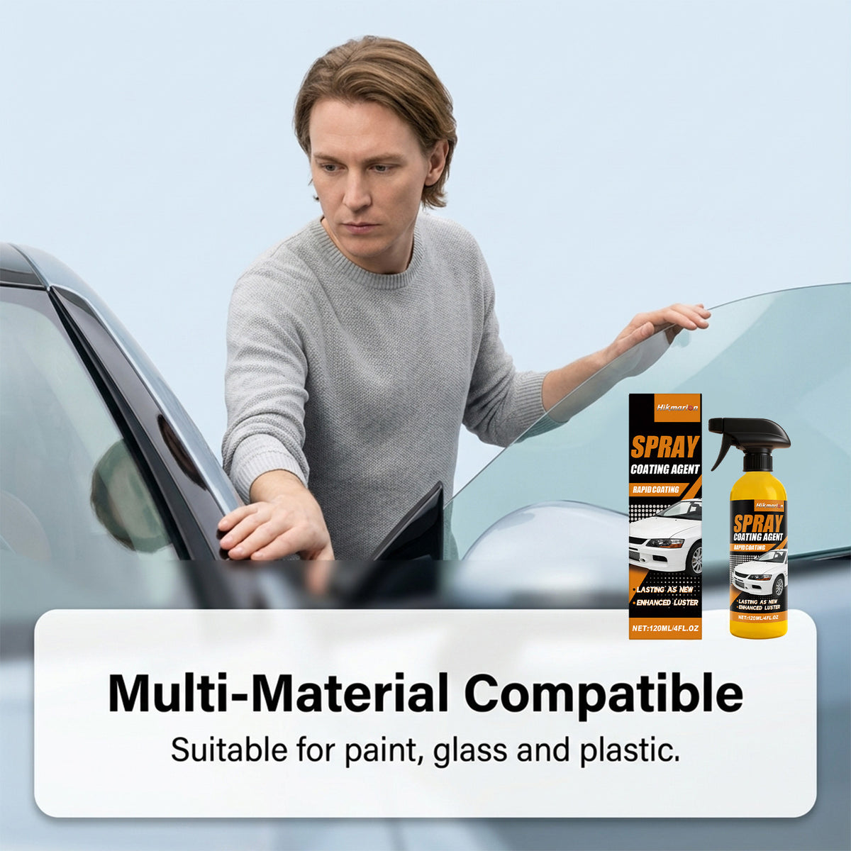 Car Coating Spray Exterior Renovation Cleaning Decontamination Rust Removal Brightening