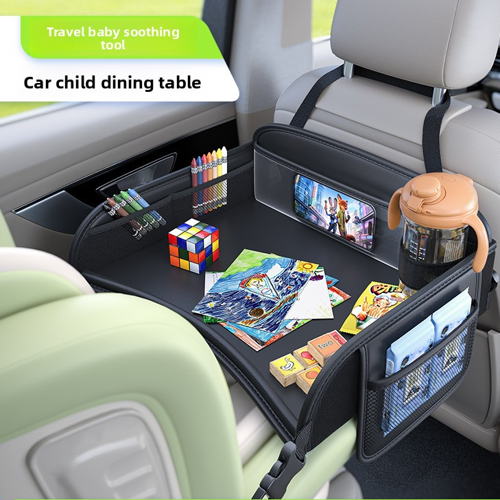 Car Backrest Storage Tray Organizer