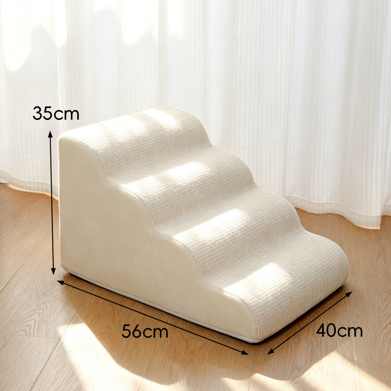 Pet Stairs for Small Dogs and Cats Non-slip Removable Washable Multi-layer Pet Ladder for Bed Sofa