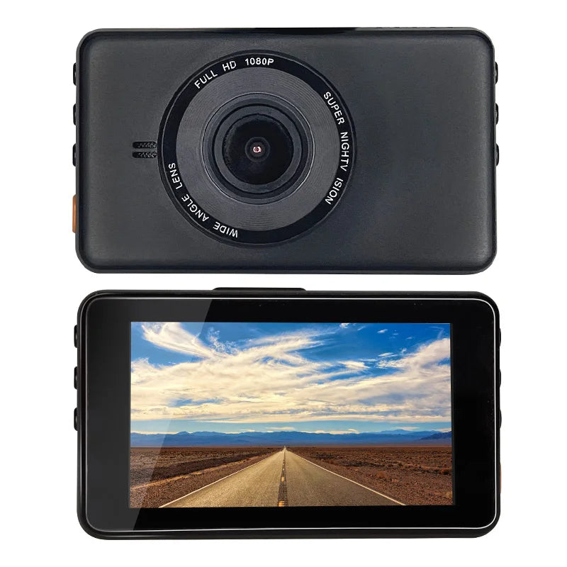 Dual Car Dash Camera TSS-S10, Full HD, 170 Degree Wide Angle, 2" LCD Display, G-Sensor, Motion Detection, Night Vision, Memory C