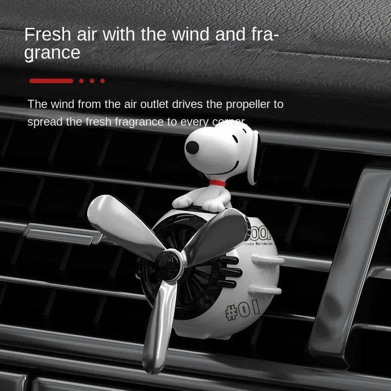 Cute Snoopy Car Air Freshener Clip Decor
