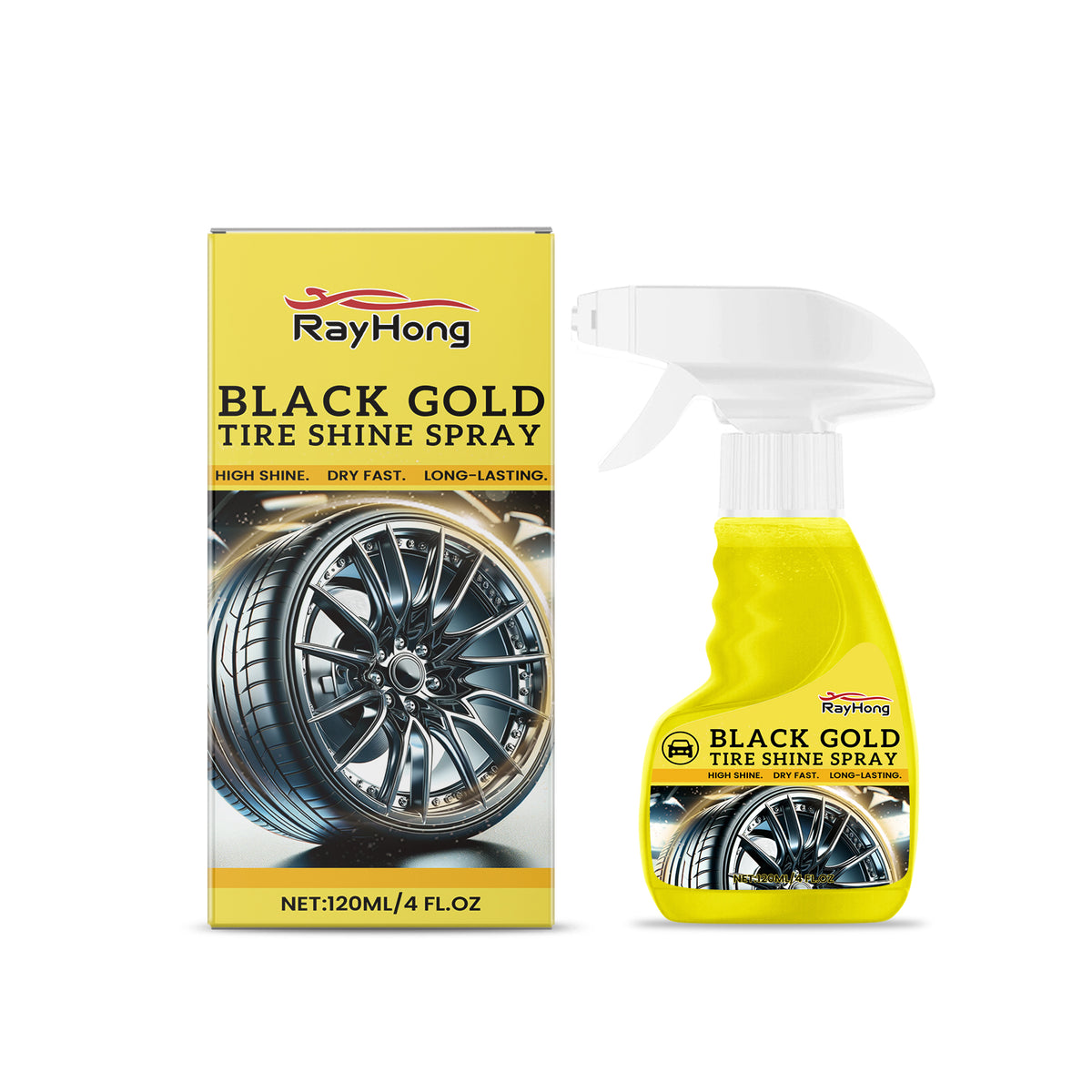 Car Wheel Shine Spray Car Wheel Clean Stain Polishing Coating Liquid Coating Agent