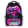 Best Gifts for Boys and Girls Waterproof 3D Cartoon Game Controller Backpack Fashion School Backpack for Children