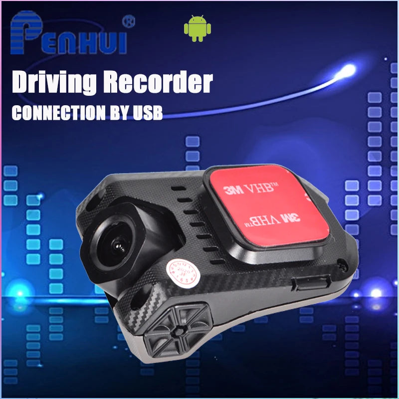 Car DVR Camera ADAS Dash Cam With G-sensor 720P HD Night Vision Car Dashcam 155° Wide Angle Android USB Video Recorder