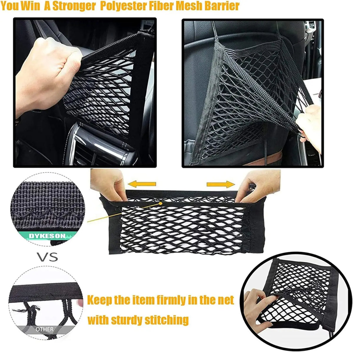 Dog Car Net Barrier Pet Barrier with Auto Safety Mesh Organizer Price