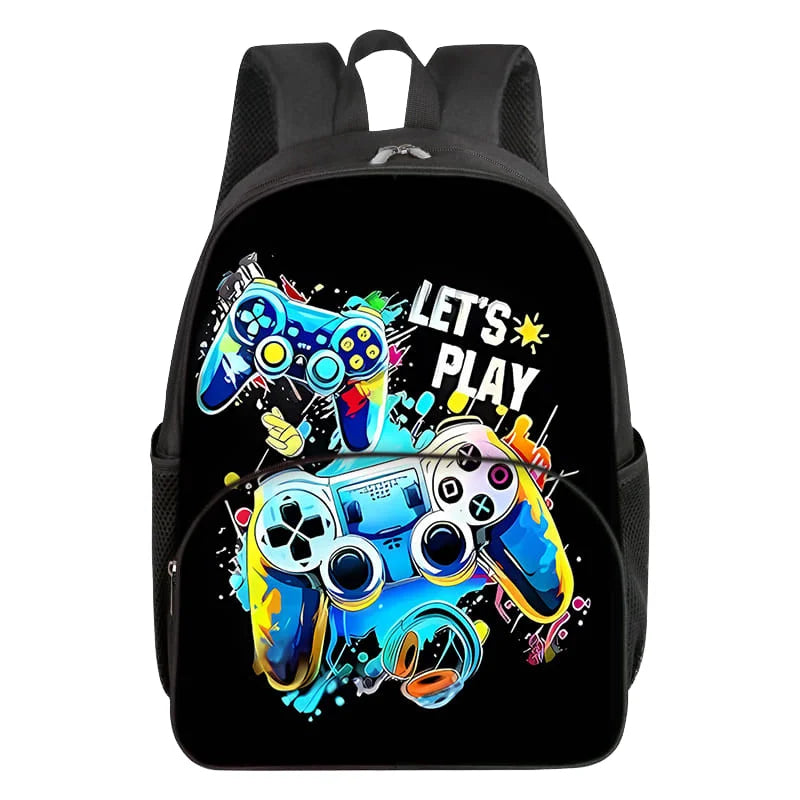 New Hot Selling Fashion Shanhaijing Children's Polyester Backpack Set Primary School Students Three-Piece Cute Lightweight
