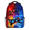 Best Gifts for Boys and Girls Waterproof 3D Cartoon Game Controller Backpack Fashion School Backpack for Children