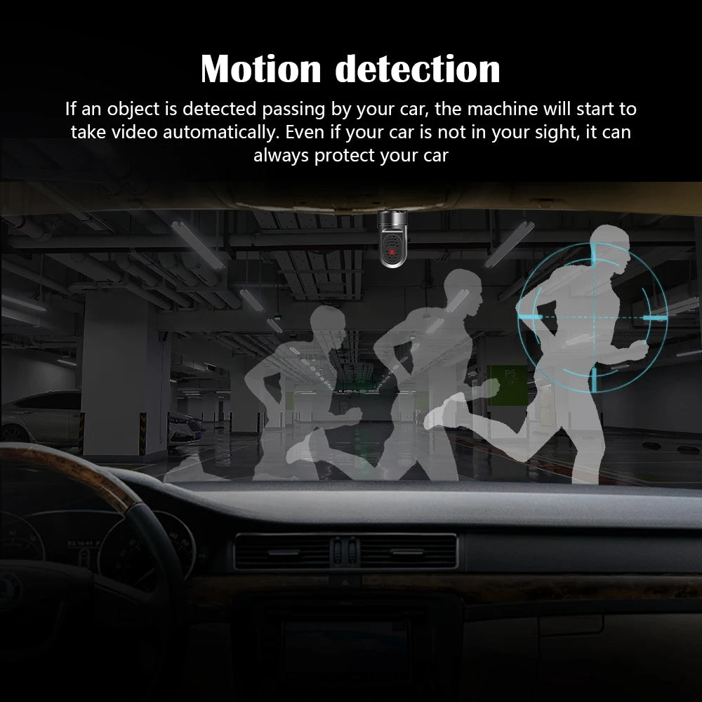 Dashcams for Cares Dashcam Motion Detection Video Recorder Radar Dvr Car Recording Camera Dash Cam 1080p Camcorder Android Parts