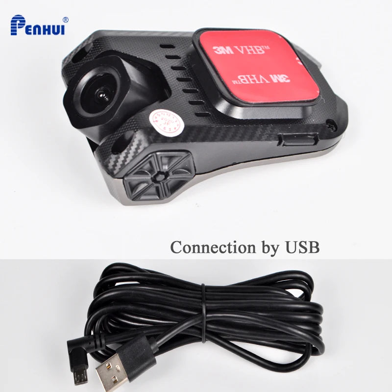 Car DVR Camera ADAS Dash Cam With G-sensor 720P HD Night Vision Car Dashcam 155° Wide Angle Android USB Video Recorder