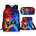 New Hot Selling Fashion Shanhaijing Children's Polyester Backpack Set Primary School Students Three-Piece Cute Lightweight