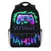 Best Gifts for Boys and Girls Waterproof 3D Cartoon Game Controller Backpack Fashion School Backpack for Children