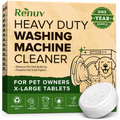 Washing Machine Cleaner for Pet Hair & Odor - 12 XL Tablets