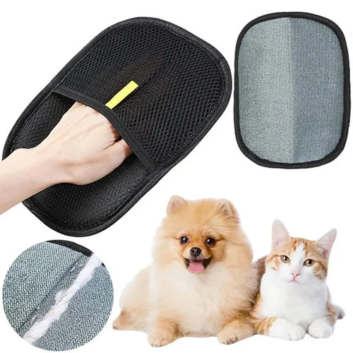 1/2/3/4/5pcs Pet Hair Remover Mitt Pet Hair Remover Gloves Deshedding Brush Glove for Dog Cat Rabbit with Long/Short/Curly Hair-1