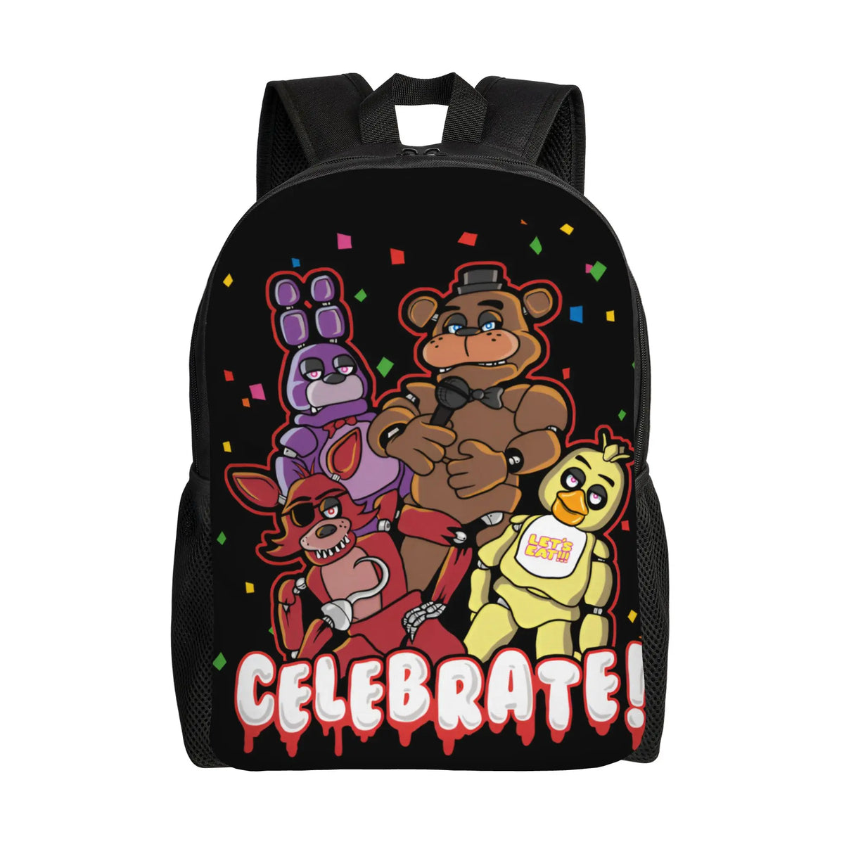 Custom 3D FNAFS Game Backpacks for Girls Boys Thriller Movie School College Travel Bags Women Men Bookbag Fits 15 Inch Laptop