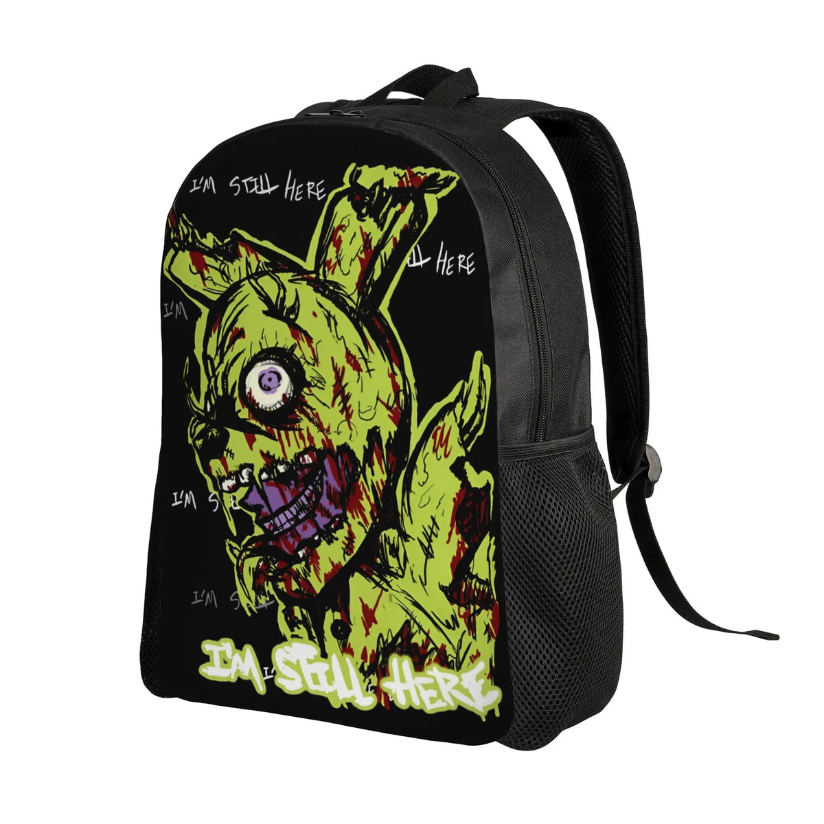 Custom 3D FNAFS Game Backpacks for Girls Boys Thriller Movie School College Travel Bags Women Men Bookbag Fits 15 Inch Laptop