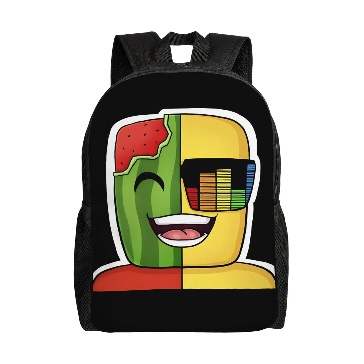 Sunny and Melon Backpack  Trekking Backpacks Women Men Colorful Durable School Bags Stylish Rucksack