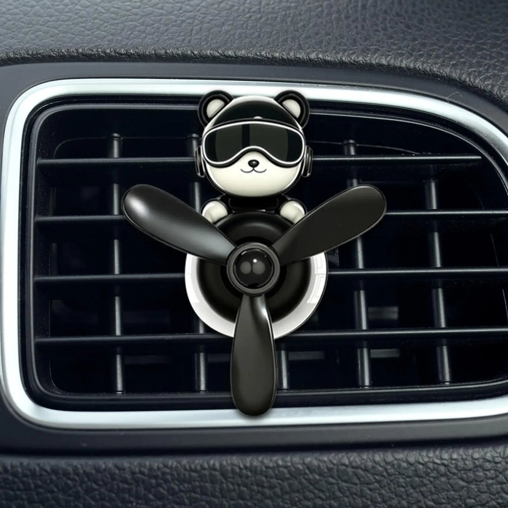 Car Air Freshener Bear Airplane Vehicle Aromatherapy Automotive Scent Diffuser for Drivers Detailers Modifiers Restorers