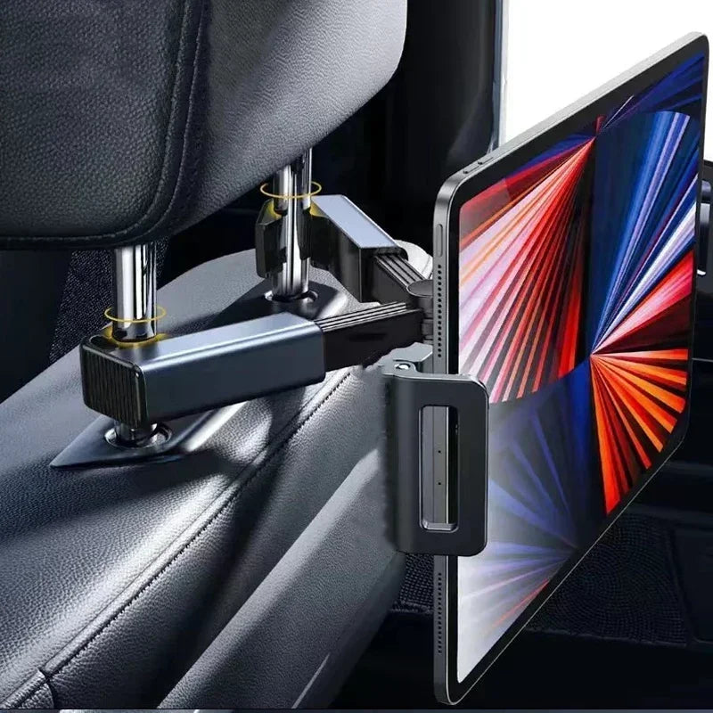 Car Mount Universal Car Headrest Mount Holder Compatible Road Trip Essentials For 4.5-6 Inch Phones and 7-10.5 Inch Tablets
