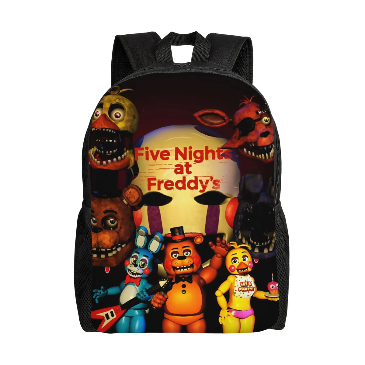 Custom 3D FNAFS Game Backpacks for Girls Boys Thriller Movie School College Travel Bags Women Men Bookbag Fits 15 Inch Laptop