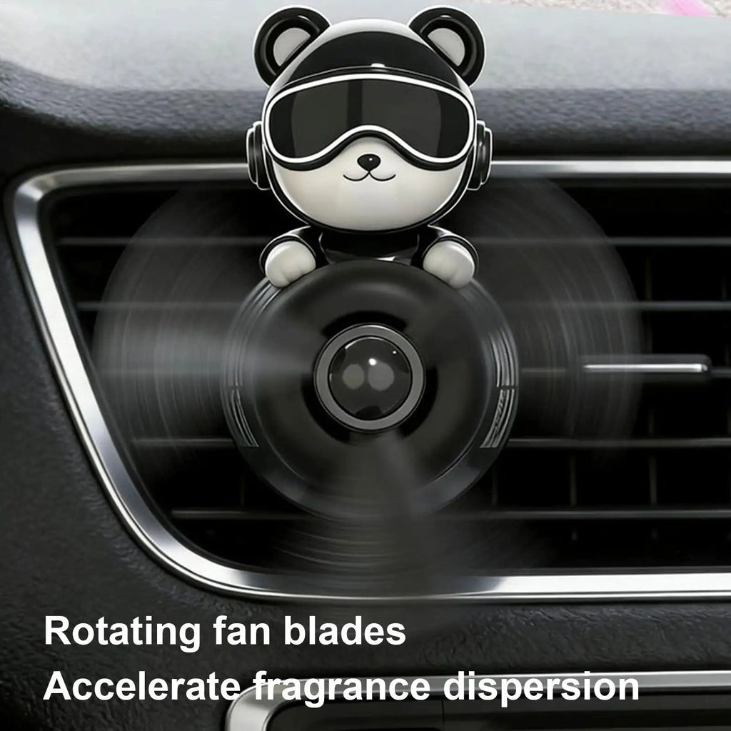 Car Air Freshener Bear Airplane Vehicle Aromatherapy Automotive Scent Diffuser for Drivers Detailers Modifiers Restorers