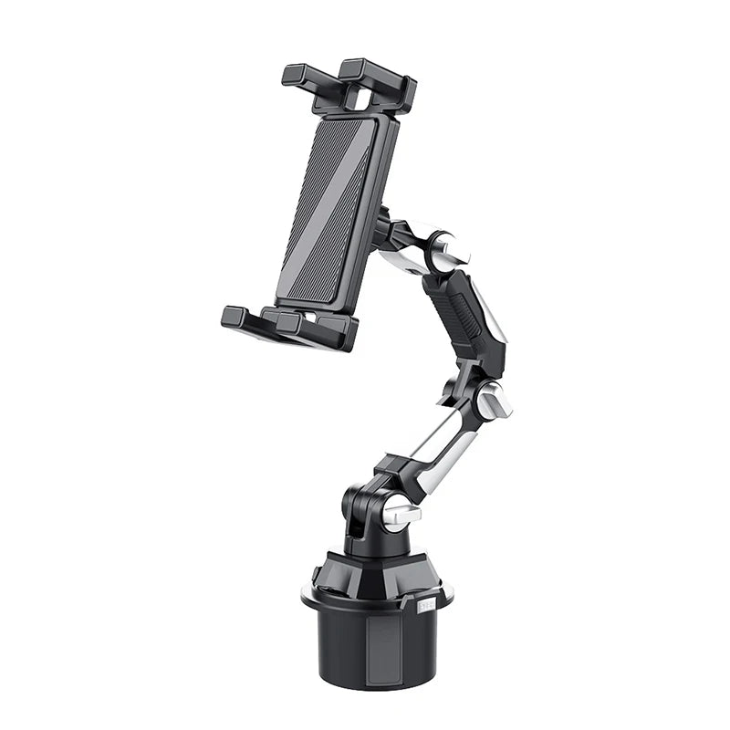 Upgraded Adjustable 360° Car Mount for Mobile Phones & Small Tablets, Convenient for All Vehicles