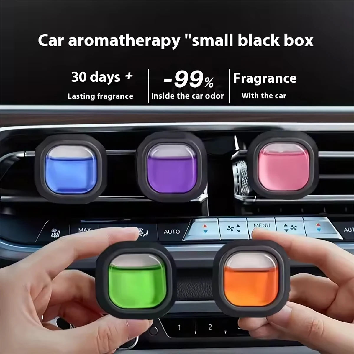 Car Air Freshener Automotive Air Conditioner Vent Fragrance Deodorant Perfume Aroma Air Outlet Aromatherapy