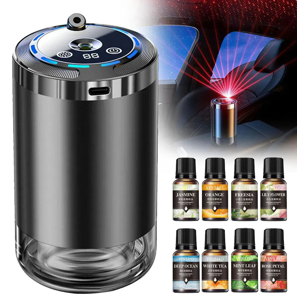Car Air Freshener, Car Electric Air Diffuser Aroma,Car Air Vent Essential Oil Mist Humidifier Fragrance Diffuser Auto Tools