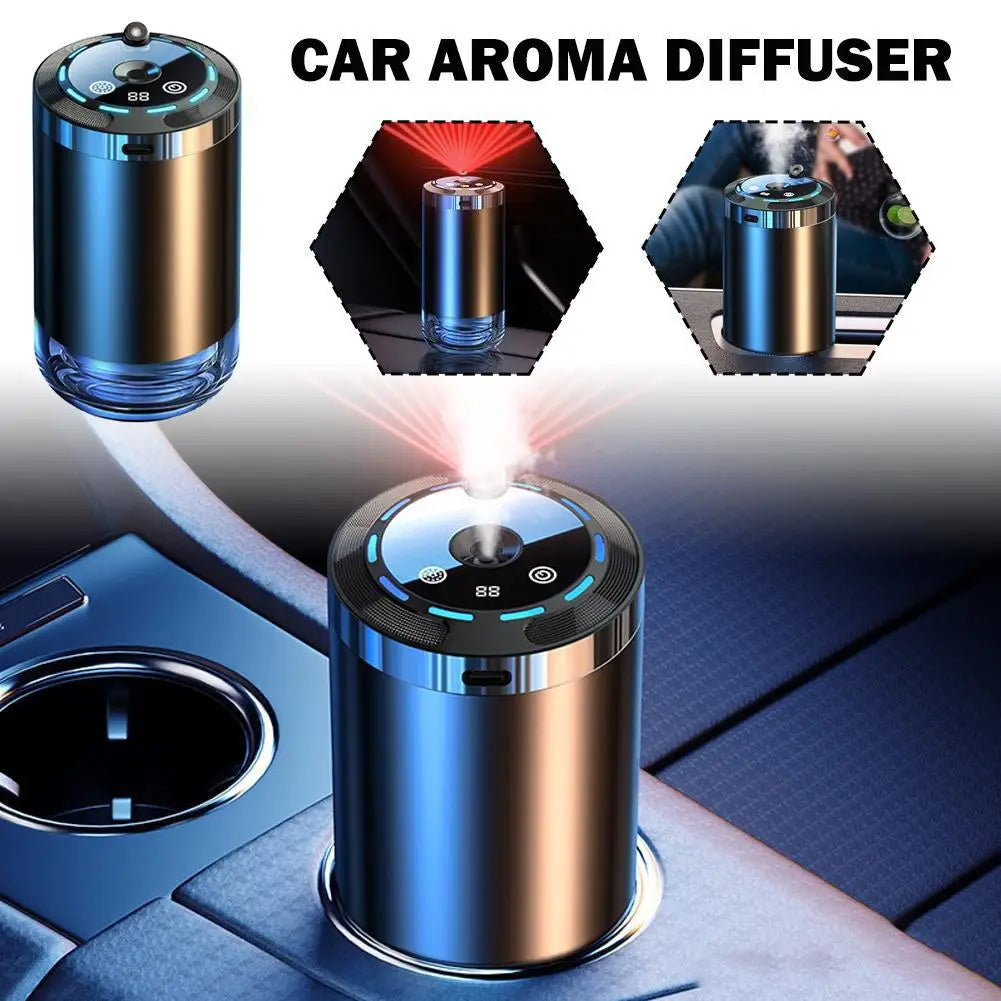 Car Air Freshener, Car Electric Air Diffuser Aroma,Car Air Vent Essential Oil Mist Humidifier Fragrance Diffuser Auto Tools