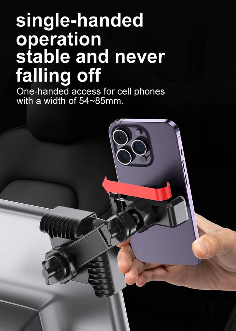 Magnetic Car Phone Holder Mount 360° Rotation Display Screen Side Bracket Stable Stand for Car Interior Accessories Easy Install