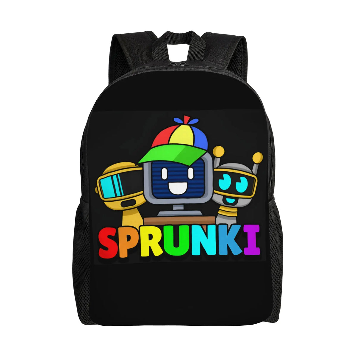 Custom S-Sprunkies Game Cute Cartoon Backpacks for Men Women College School Students Bookbag Fits 15 Inch Laptop Classic  Bags