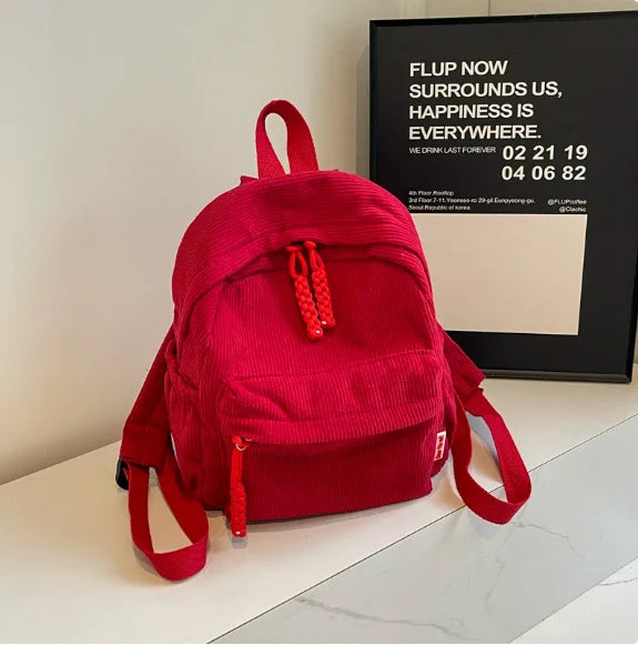 Custom Kids Backpack With Name, Personalized Backpacks Gift, Toddler Book Bag, Corduroy Backpack for Kids, Back to School Gifts