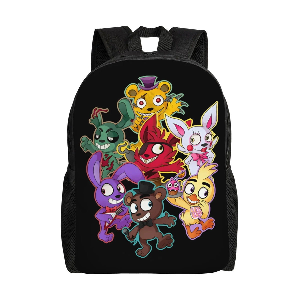 Custom 3D FNAFS Game Backpacks for Girls Boys Thriller Movie School College Travel Bags Women Men Bookbag Fits 15 Inch Laptop