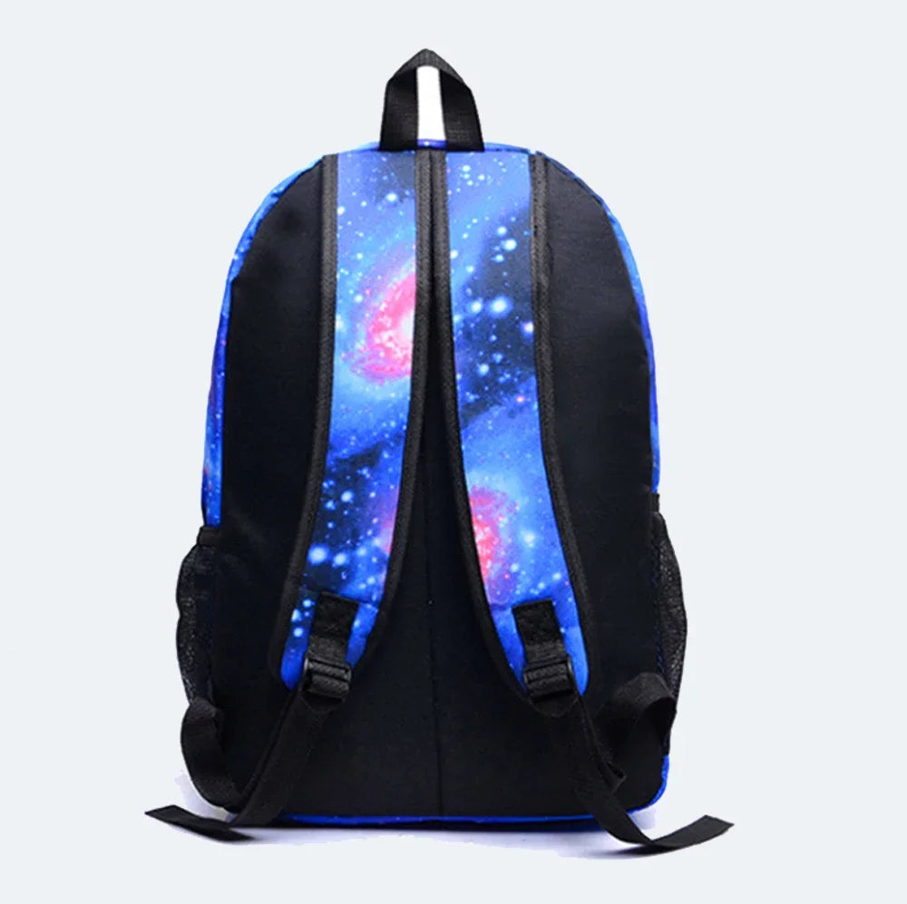 Toca Life World Backpack 3pcs Set Cute Girls Cartoon School Bags Travel Bag Toca Boca Print Bookbag Kids Anime Rucksack Mochila