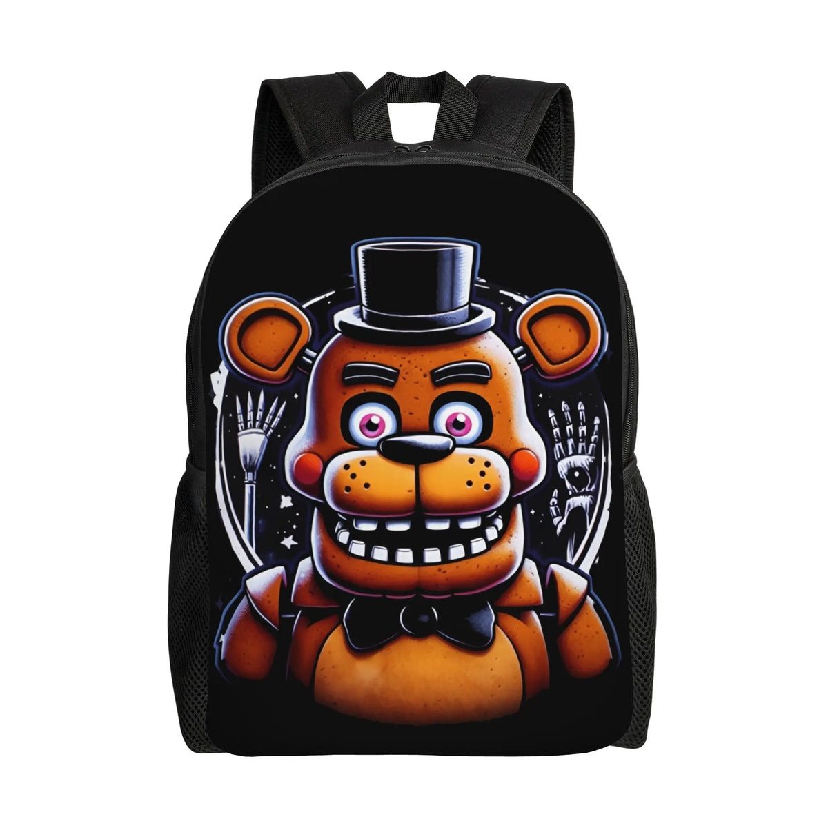 Custom 3D FNAFS Game Backpacks for Girls Boys Thriller Movie School College Travel Bags Women Men Bookbag Fits 15 Inch Laptop