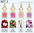 4 Pack Hanging Car Air Freshener & Diffuser | 120-Day Long-Lasting Fragrance | 17 Fragrances All Ages