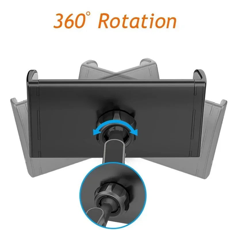 Car Rear Headrest Mount Holder Universal Mobile Phone Stand Support Navigation Frame Anti-shake Bracket