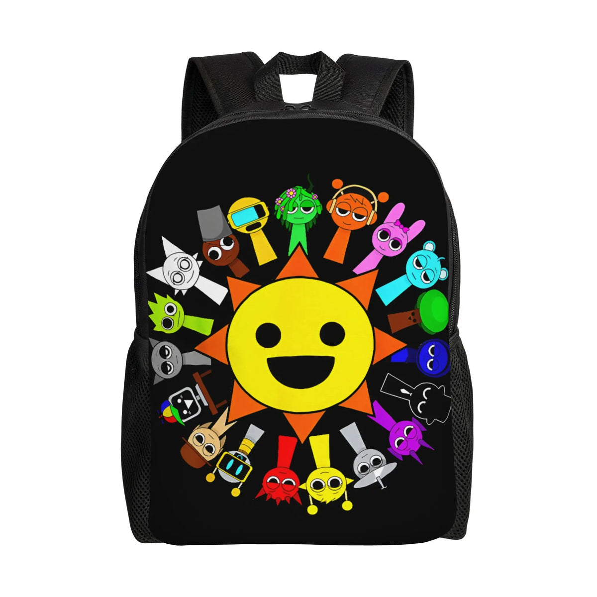 Custom S-Sprunkies Game Cute Cartoon Backpacks for Men Women College School Students Bookbag Fits 15 Inch Laptop Classic  Bags