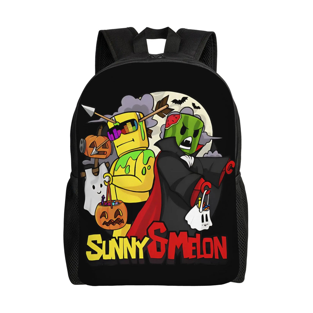 Sunny and Melon Backpack  Trekking Backpacks Women Men Colorful Durable School Bags Stylish Rucksack