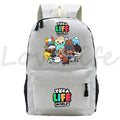 Game Toca Life World School Backpack Students Boys Girls School Bag Women Rucksack Mochila Zipper Bookbag Toca Boca Kids Bagpack