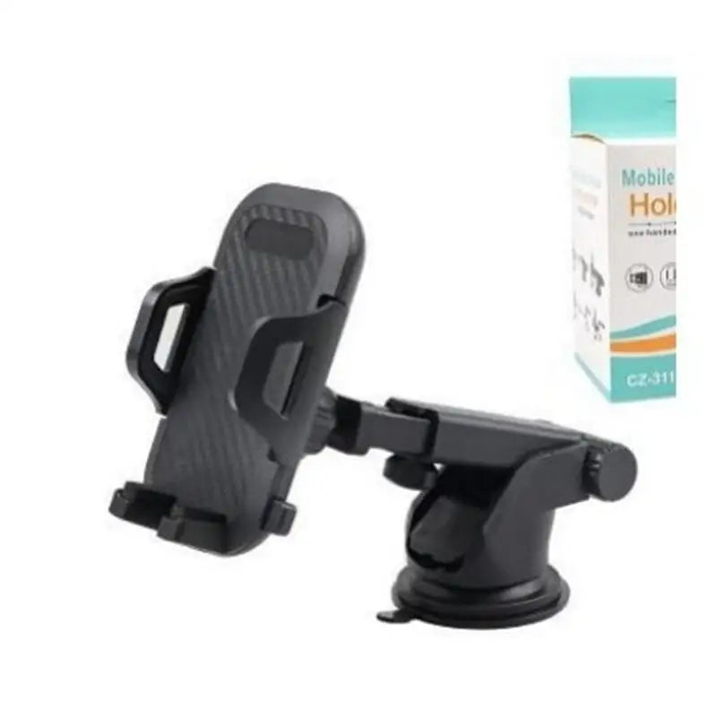 Universal Car Phone Mount with 360° Rotation for Easy Access to GPS and Calls