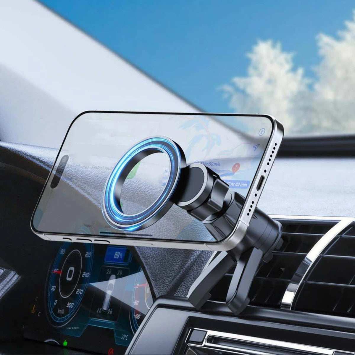 Car Phone Mount -Strong Magnetic Phone Holders for Your Car Magnet Cell Phones Holder Mounts Smartphone Accessories
