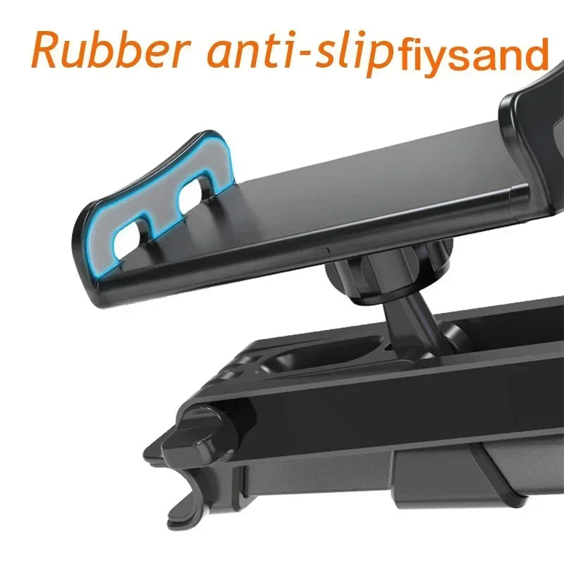 Car Rear Headrest Mount Holder Universal Mobile Phone Stand Support Navigation Frame Anti-shake Bracket