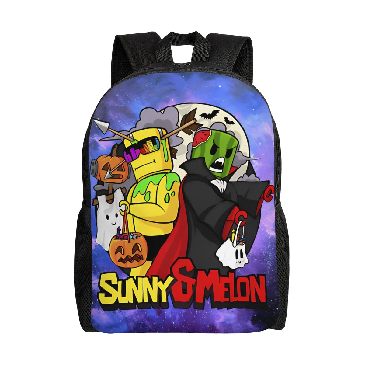 Sunny and Melon Backpack  Trekking Backpacks Women Men Colorful Durable School Bags Stylish Rucksack