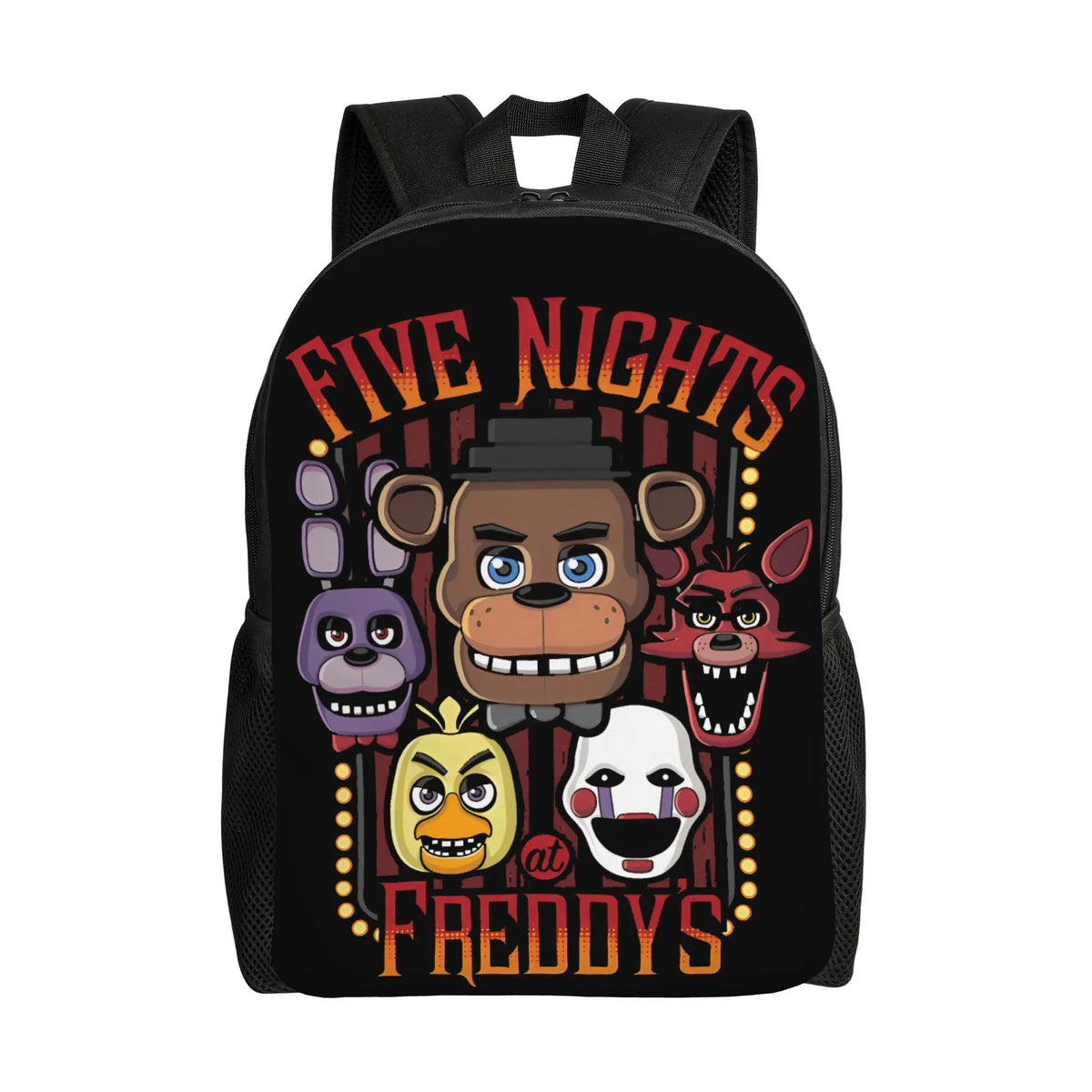 Custom 3D FNAFS Game Backpacks for Girls Boys Thriller Movie School College Travel Bags Women Men Bookbag Fits 15 Inch Laptop