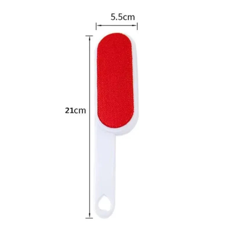 Self-cleaning Lint Sticking Roller 2 Sides Dedusting Brush Pet Hair Remover Brush Removing Dog Cat Hair from Sofa Carpet Clothes-5