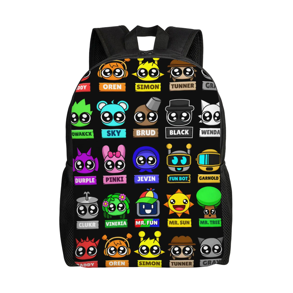 Custom S-Sprunkies Game Cute Cartoon Backpacks for Men Women College School Students Bookbag Fits 15 Inch Laptop Classic  Bags