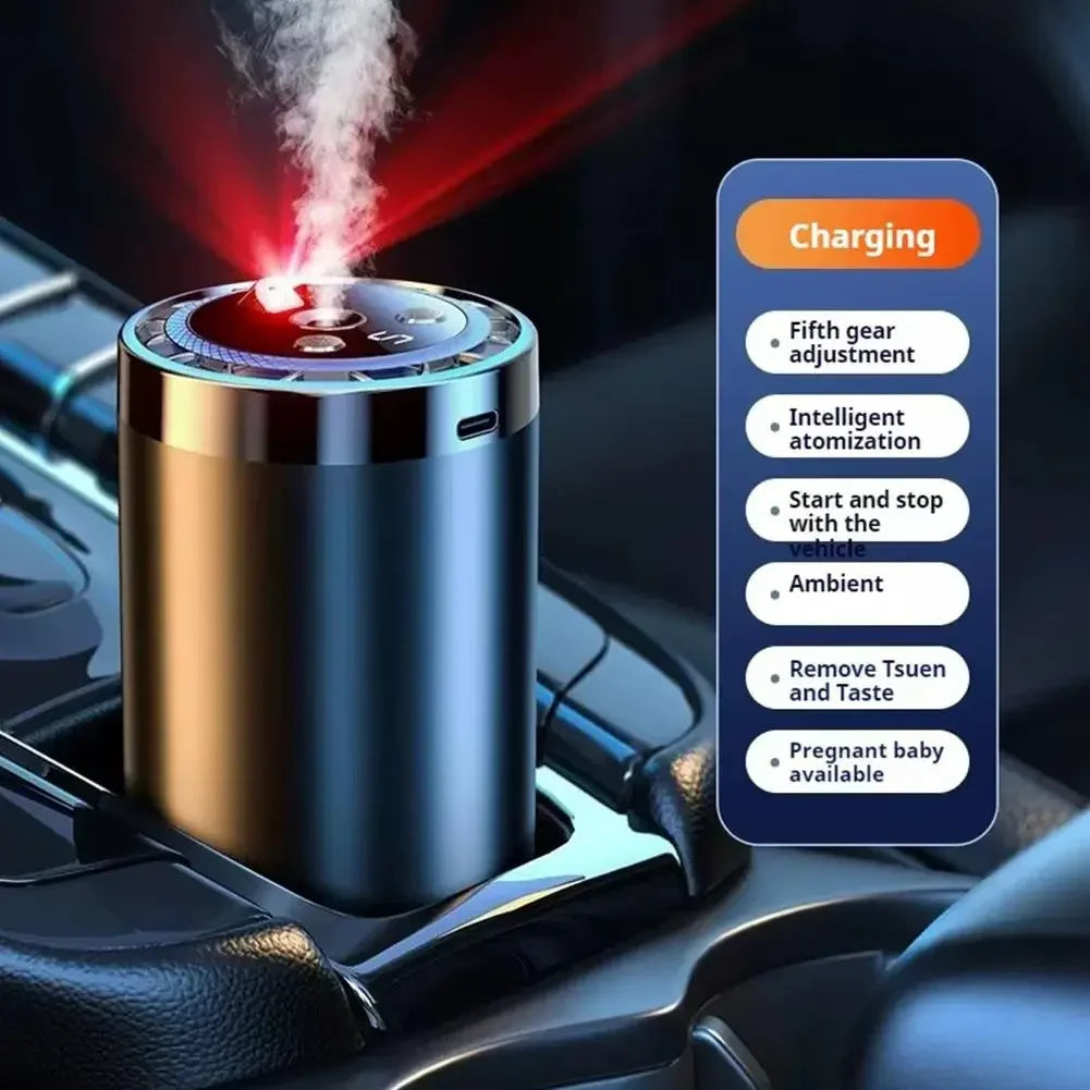 Car Air Freshener, Car Electric Air Diffuser Aroma,Car Air Vent Essential Oil Mist Humidifier Fragrance Diffuser Auto Tools