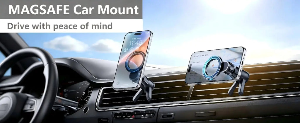 Car Phone Mount -Strong Magnetic Phone Holders for Your Car Magnet Cell Phones Holder Mounts Smartphone Accessories