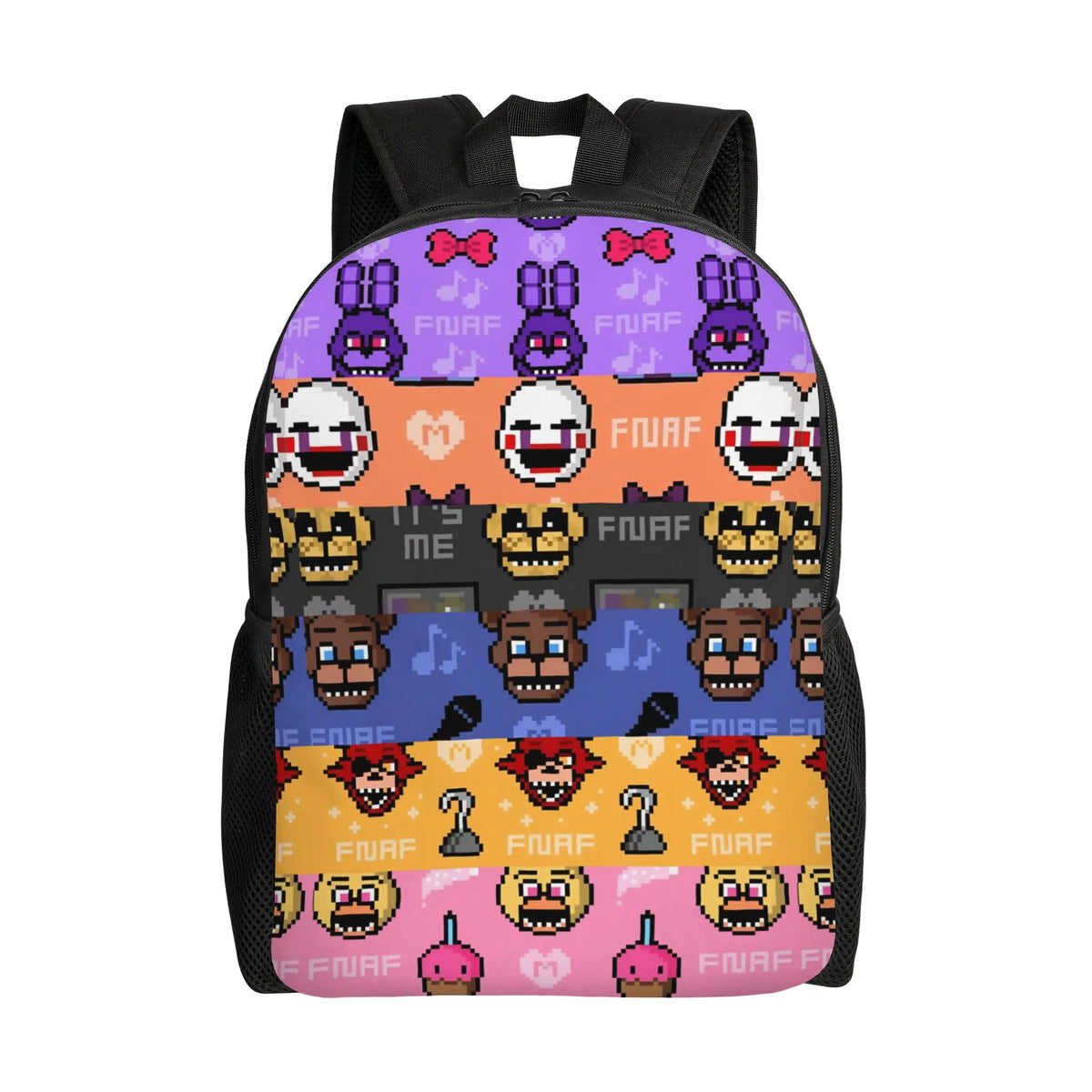 Custom 3D FNAFS Game Backpacks for Girls Boys Thriller Movie School College Travel Bags Women Men Bookbag Fits 15 Inch Laptop